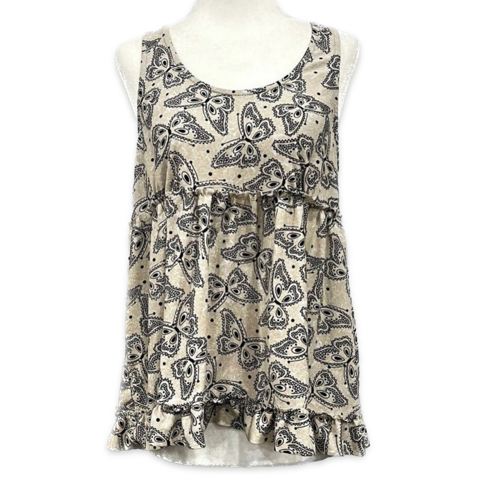 Lily Stanhope Butterfly 🦋 Print Tank Top